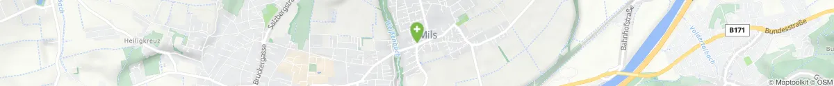 Kartendarstellung des Standorts für Paracelsus-Apotheke Mils in 6068 Mils